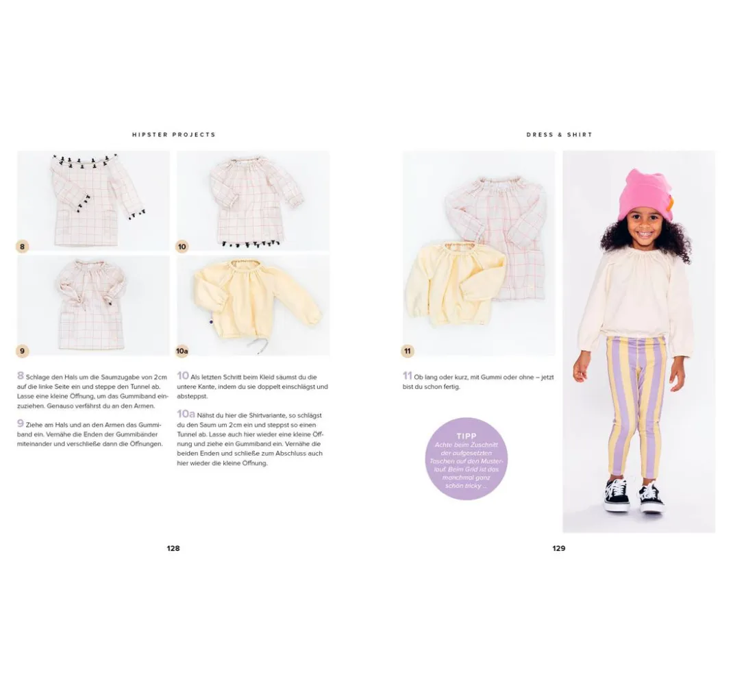 EMF Nähanleitungen|Schnittmuster>Buch "Little Hipster: Kinderkleidung nähen. Frech, wild, wunderbar!"
