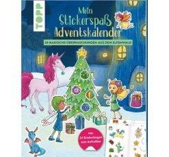 Kinder Topp Bücher|Weitere Geschenkideen Für Kinder>Buch "Mein Stickerspaß-Adventskalender"