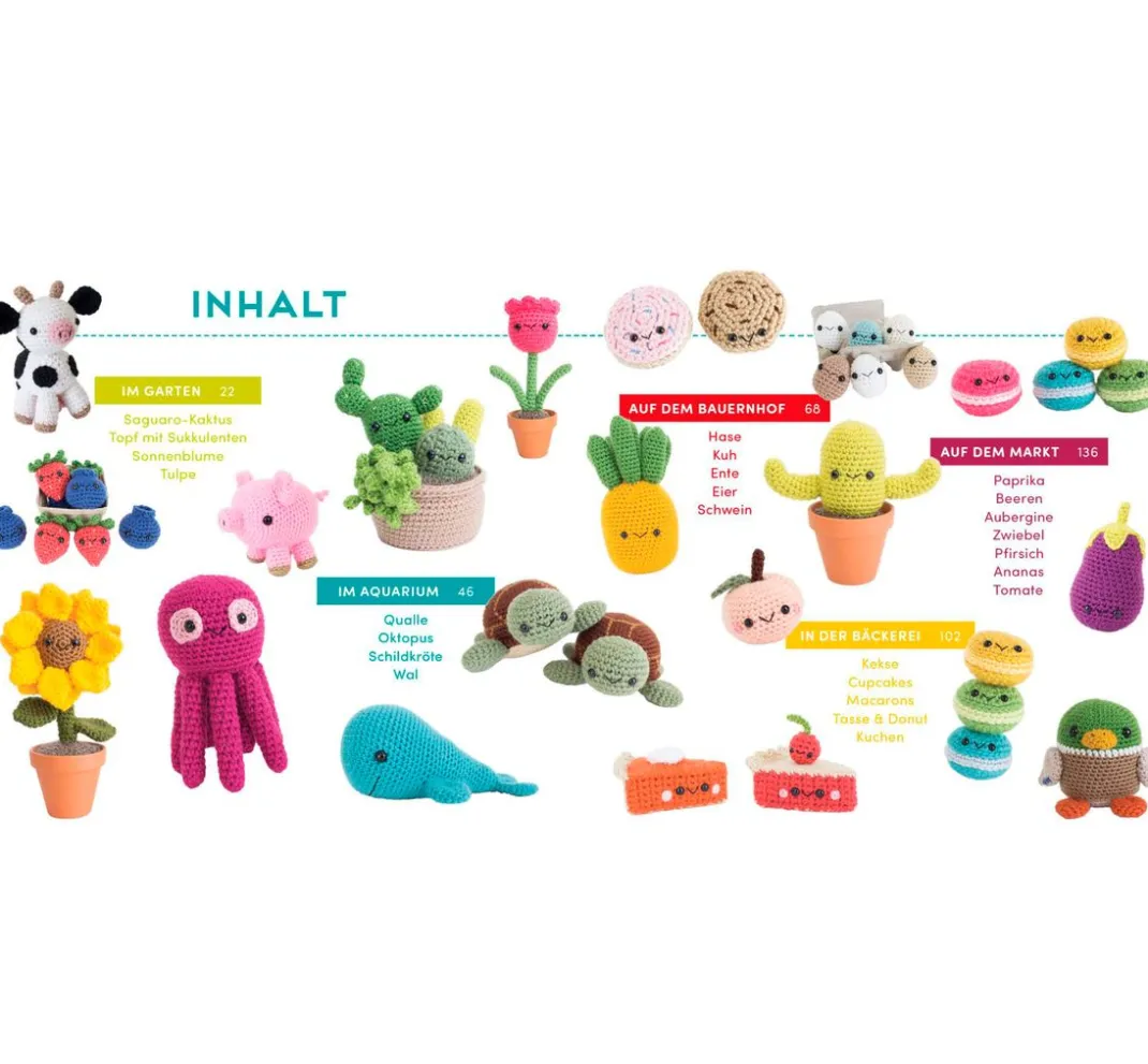 EMF Häkeln|Häkelanleitungen>Buch "Meine kunterbunte Amigurumi-Welt"