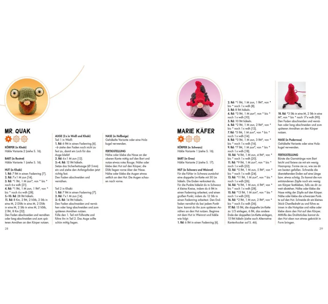 EMF Häkeln|Häkelanleitungen>Buch "Mini-Amigurumis - Süße Wichtel"