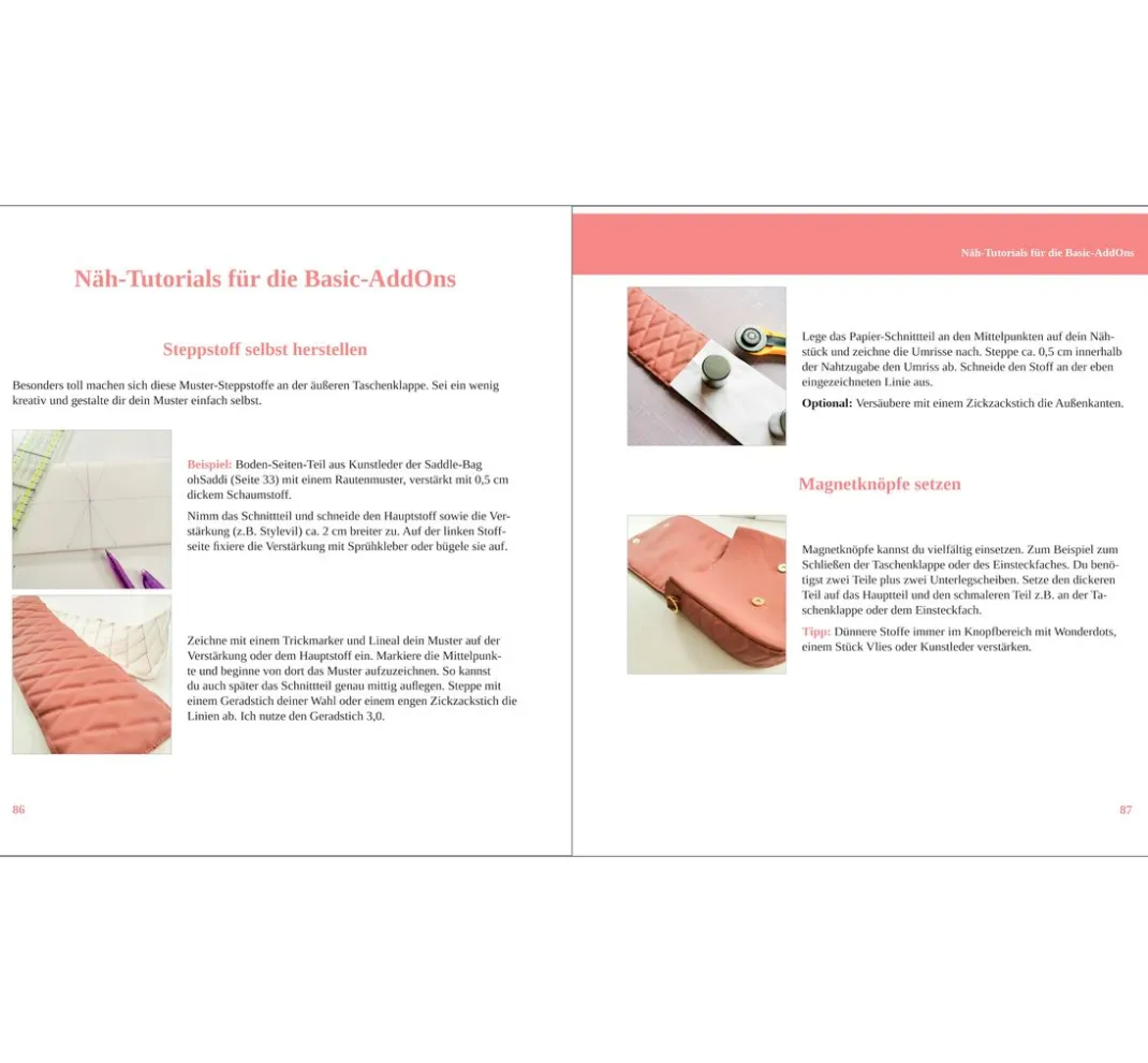 mitp Schnittmuster|Nähanleitungen>Buch "Taschen selber nähen"