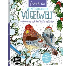 EMF Ausmalbücher|Bücher>Buch "Winterliche Vogelwelt"
