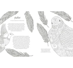 EMF Ausmalbücher|Bücher>Buch "Winterliche Vogelwelt"