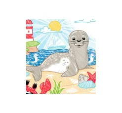 Kinder Topp Kinderbücher|Malbücher>Buch "Zauberpapier Malbuch Strand und Meer"