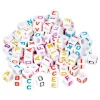 Kinder PRACHT Freundschaftsarmbänder|Perlenmix>Buchstabenperlen "Bunt"