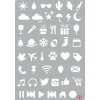 Pronty Crafts Bullet Journal|Accessoires Fürs Bullet Journal>Bullet Journal Schablone "Icons"