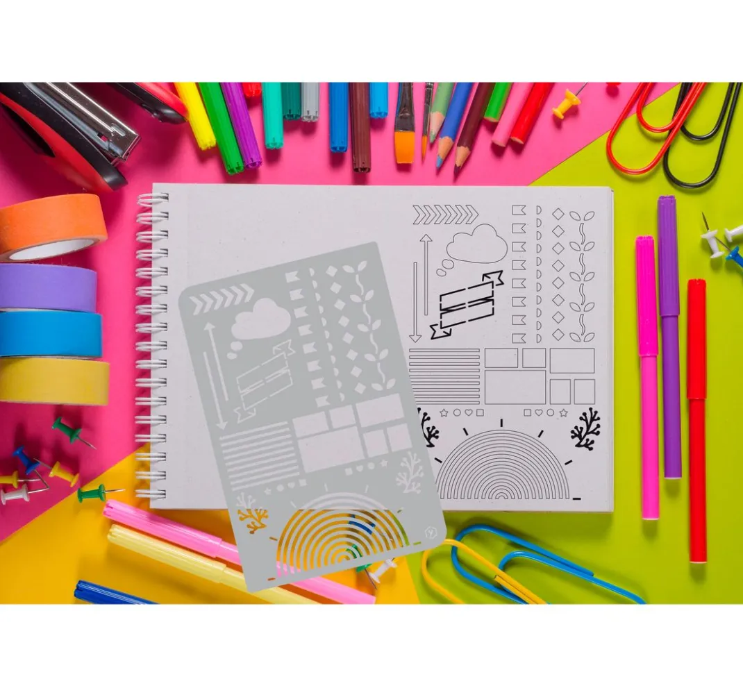 Pronty Crafts Bullet Journal|Malschablonen>Bullet Journal Schablone "Setups "