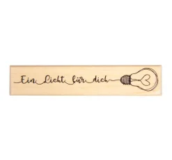 Butterer Scrapbooking|Kartengestaltung>Stempel "Ein Licht für dich"