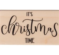 Butterer Scrapbooking|Kartengestaltung>Stempel "It's christmas time"