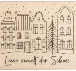 Butterer Stempel & Zubehör|Scrapbooking>Stempel "Leise rieselt der Schnee"