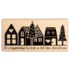 Butterer Scrapbooking|Kartengestaltung>Stempel "Little town"