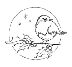 Butterer Stempel & Zubehör|Kartengestaltung>Stempel "Robin"