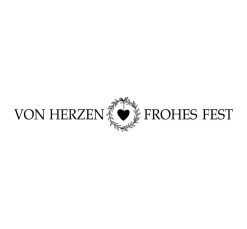 Butterer Scrapbooking|Kartengestaltung>Stempel "Von Herzen frohes Fest"