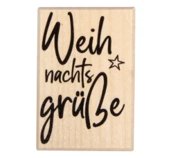 Butterer Scrapbooking|Kartengestaltung>Stempel "Weihnachtsgrüße"