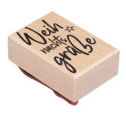 Butterer Scrapbooking|Kartengestaltung>Stempel "Weihnachtsgrüße"
