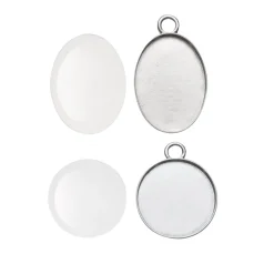 GLOREX Cabochons|Anhänger & Charms>Cabochon-Anhänger klein