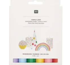 Rico Design Kerzen Gestalten>Candle Liner Set "Rainbow"