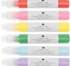 Rico Design Kerzen Gestalten>Candle Liner Set "Rainbow"