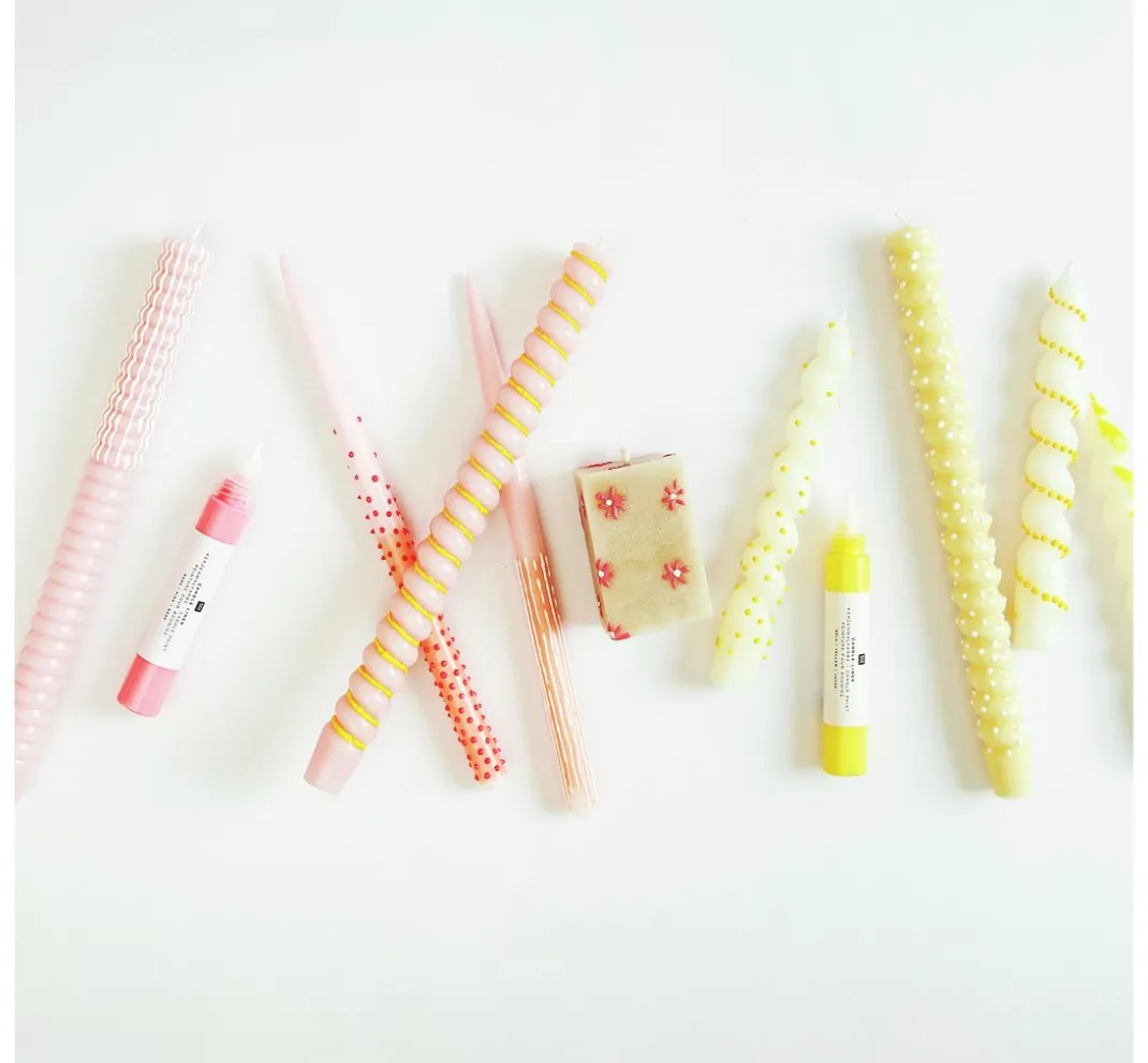 Rico Design Kerzen Gestalten>Candle Liner Set "Rainbow"