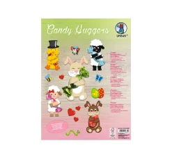 URSUS Papier-Bastelsets>Candy Hugger, 24 Stück
