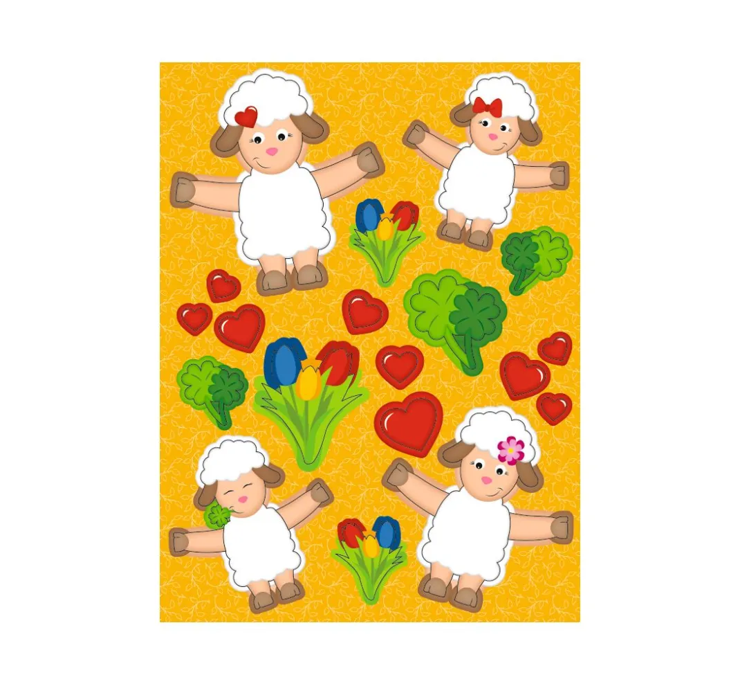 URSUS Papier-Bastelsets>Candy Hugger, 24 Stück