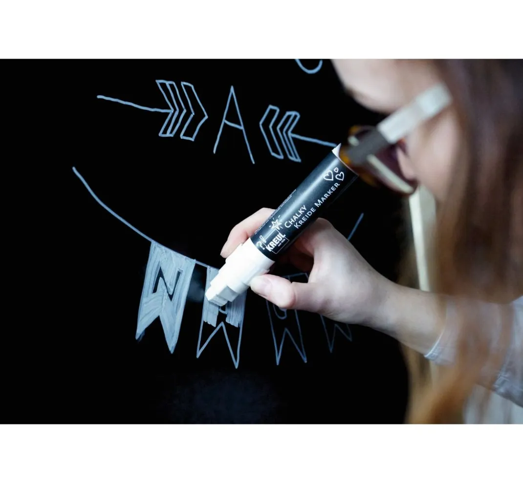 Kreul Kreative Tafelfarbe|Kreidefarbe>Chalky Kreidemarker, XXL