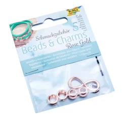 folia Anhänger & Charms|Scrapbooking>Charms "Infinity", 5tlg.