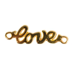 Rayher Weitere Verbindungen & Verschlüsse|Anhänger & Charms>Charms-Verbinder "Love"