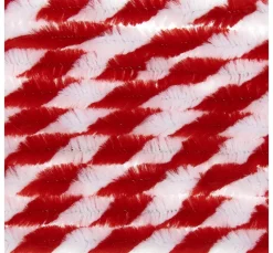Rico Design Bastelzubehör>Chenilledraht "Rot/Weiß", 10 Stück