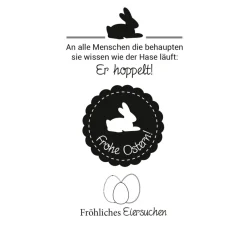 efco Stempel & Zubehör|Kartengestaltung>Clear Stamps "Der Hase hoppelt"