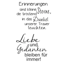 efco Stempel & Zubehör|Kartengestaltung>Clear Stamps "Erinnerungen"