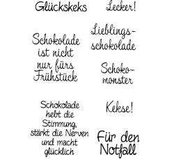 efco Backen|Stempel & Zubehör>Clear Stamps "Glückskeks"