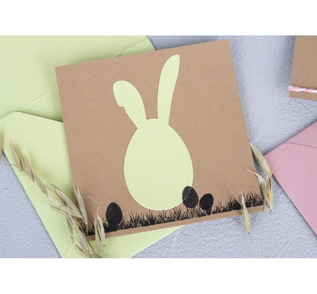 Rayher Stempel & Zubehör|Kartengestaltung>Clear Stamps "Hasenfamilie"