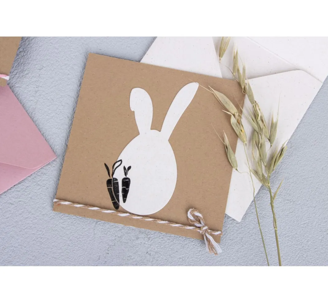 Rayher Stempel & Zubehör|Kartengestaltung>Clear Stamps "Hasenfamilie"
