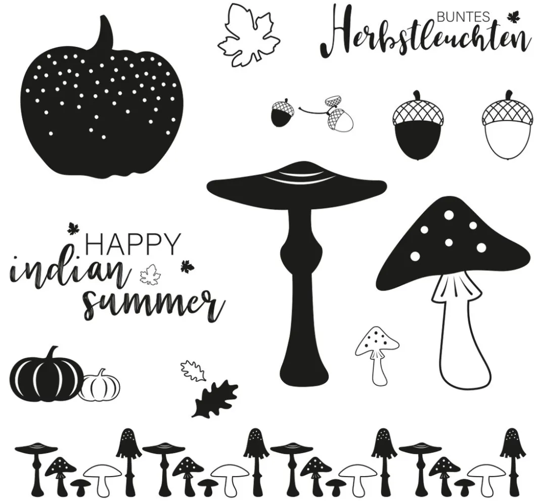 Rayher Stempel & Zubehör|Kartengestaltung>Clear Stamps "Herbstleuchten"