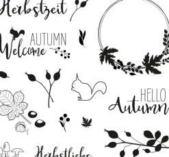 Rayher Stempel & Zubehör|Kartengestaltung>Clear Stamps "Herbstwald"