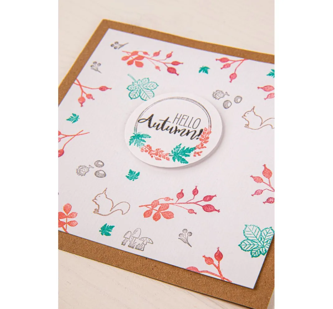 Rayher Stempel & Zubehör|Kartengestaltung>Clear Stamps "Herbstwald"