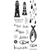 Rayher Kartengestaltung|Scrapbooking>Clear Stamps "Leuchtturm, Fische & Co"