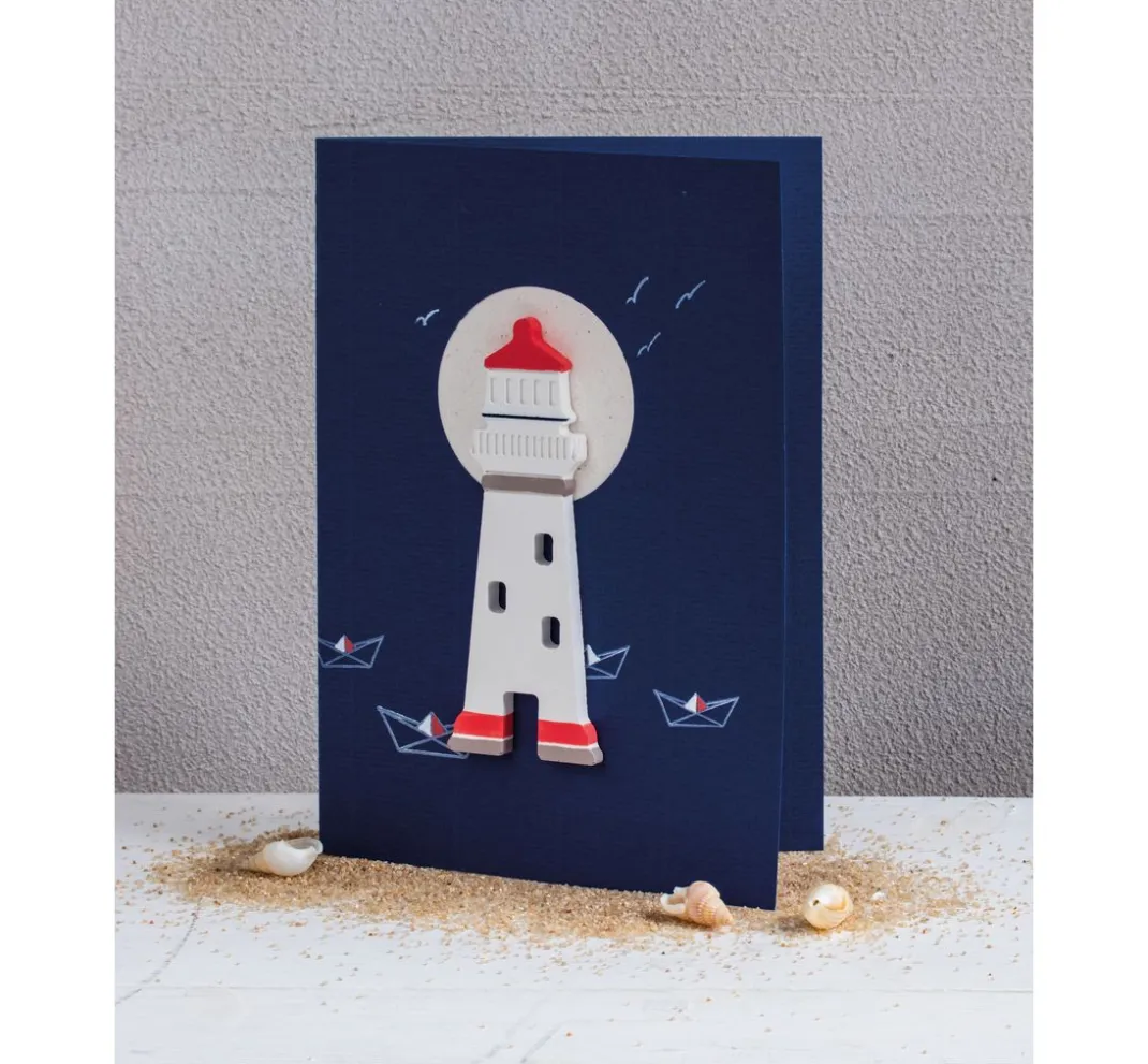 Rayher Kartengestaltung|Scrapbooking>Clear Stamps "Leuchtturm, Fische & Co"