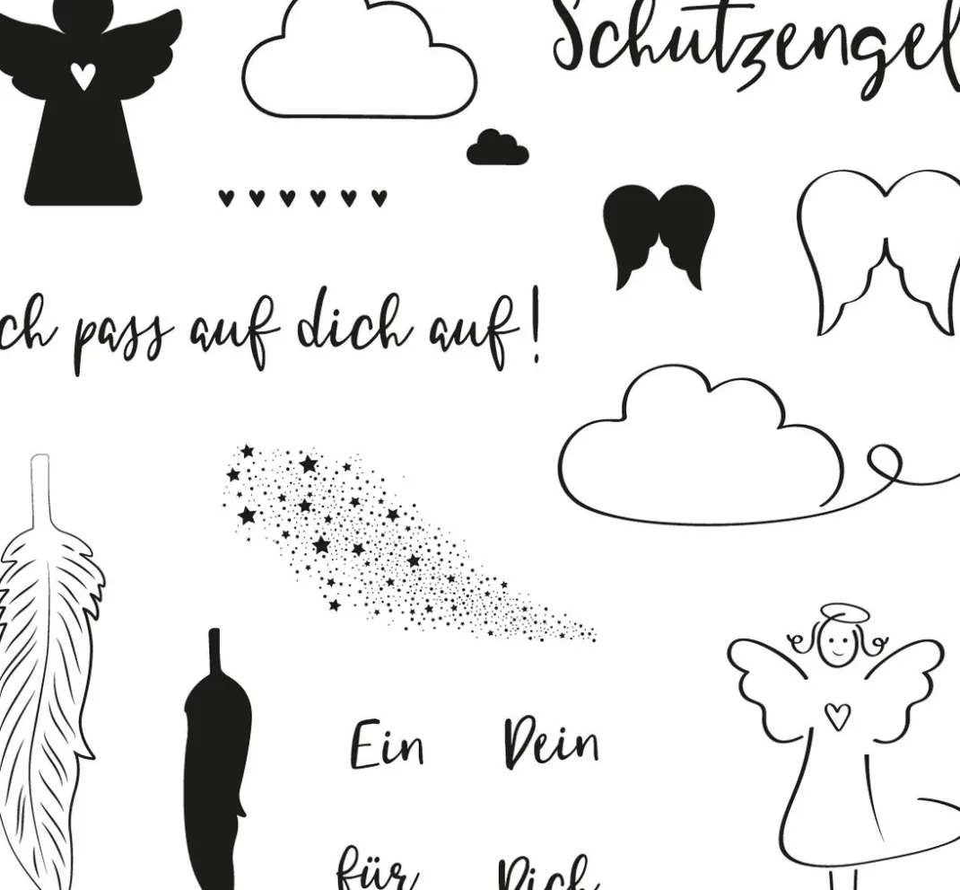 Rayher Stempel & Zubehör|Kartengestaltung>Clear Stamps "Schutzengel"