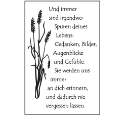 efco Stempel & Zubehör|Kartengestaltung>Clear Stamps "Spuren deines Lebens"