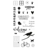 Rayher Stempel & Zubehör|Kartengestaltung>Clear Stamps "Welcome Home"