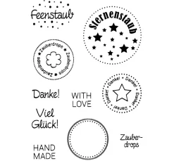 efco Stempel & Zubehör|Kartengestaltung>Clear Stamps "Zauberdrops"