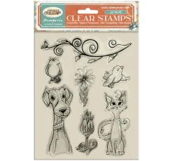 Stamperia Stempel & Zubehör|Kartengestaltung>Clear-Stamps "Furry Friends"