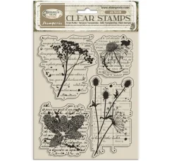 Stamperia Scrapbooking|Kartengestaltung>Clear-Stamps "Herbarium Silvae"