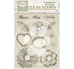 Stamperia Stempel & Zubehör|Kartengestaltung>Clear-Stamps "Timeless - Flowers"