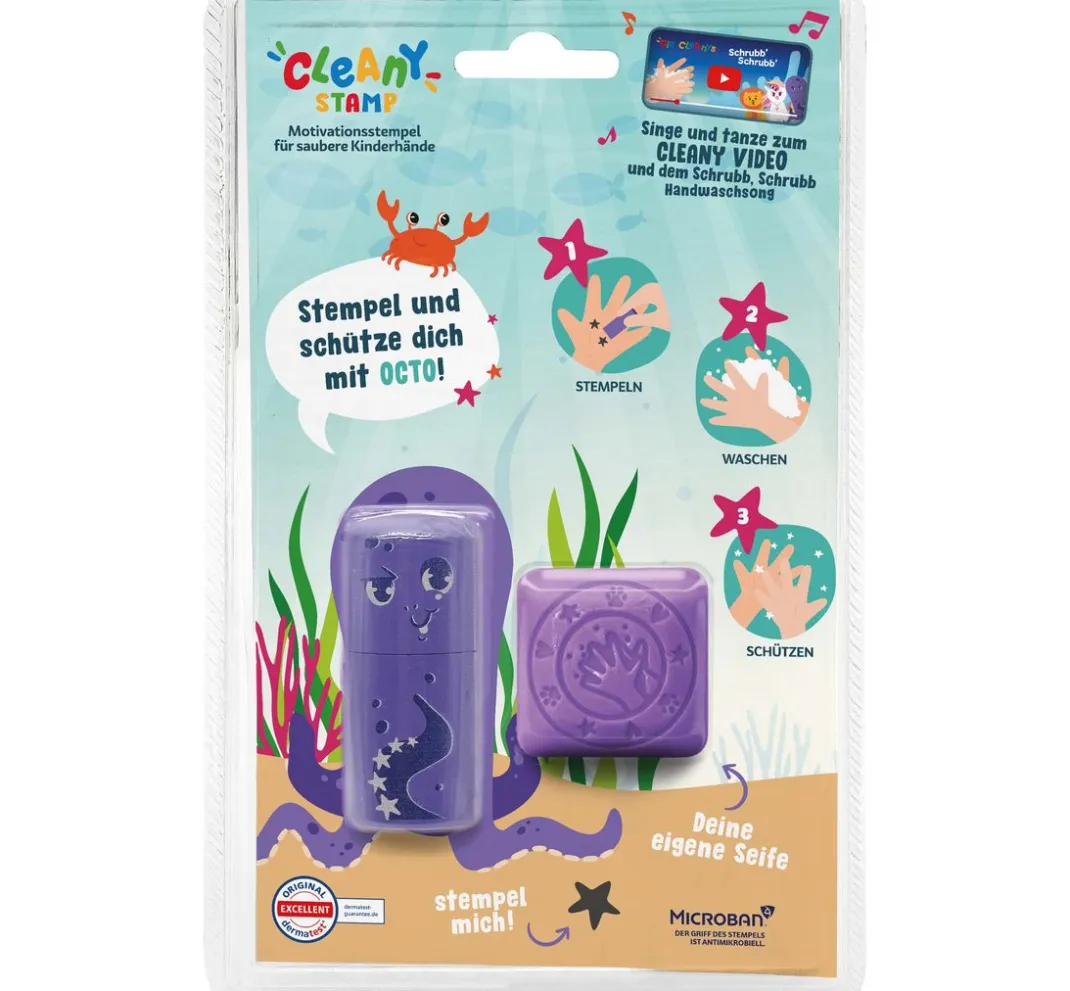 Kinder ColOp Weitere Geschenkideen Für Kinder|Stempel & Zubehör>Cleany Stamp Handwaschstempel