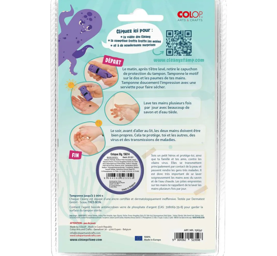 Kinder ColOp Weitere Geschenkideen Für Kinder|Stempel & Zubehör>Cleany Stamp Handwaschstempel