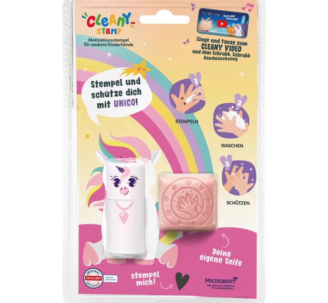 Kinder ColOp Weitere Geschenkideen Für Kinder|Stempel & Zubehör>Cleany Stamp Handwaschstempel