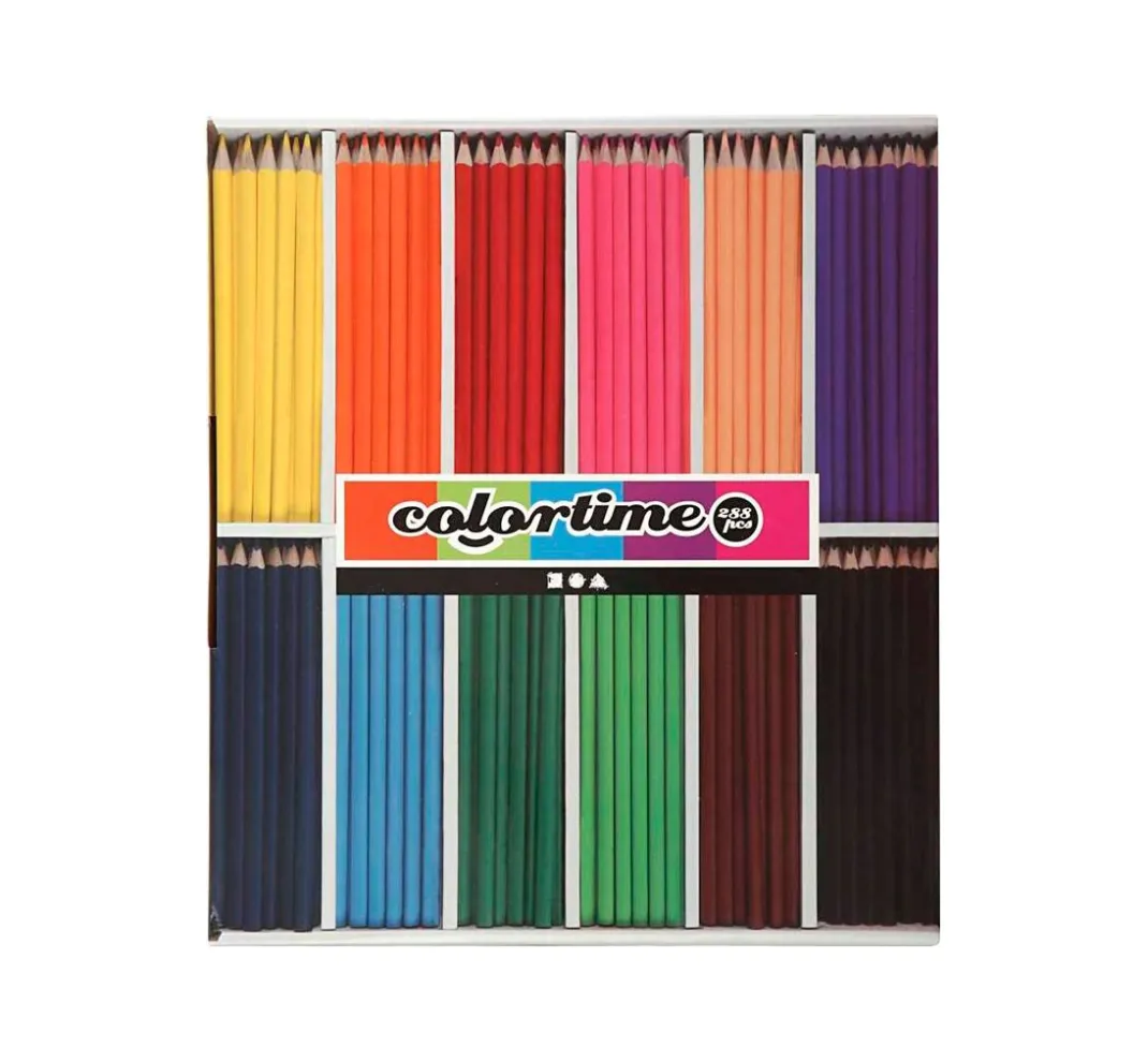 Kinder creativ company Weitere Geschenkideen Für Kinder|Farbsets>Colortime Buntstifte "Klassik", Mine 3 mm